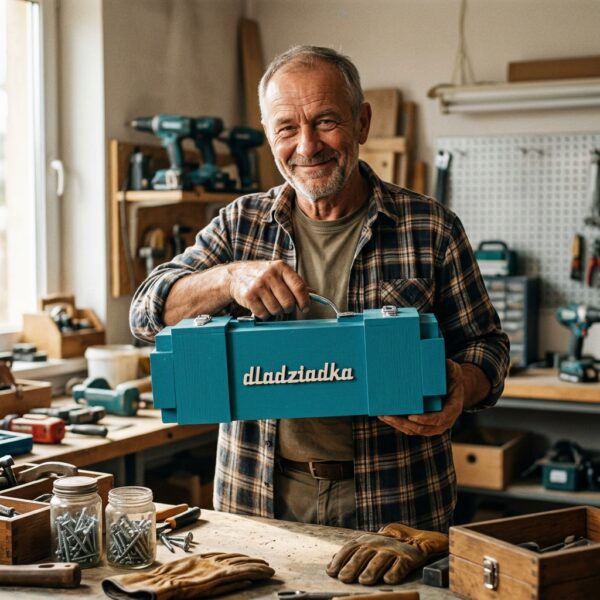 DlaDziadka skrzynka na alkohol imitacja makity ciekawy prezent dla dziadka