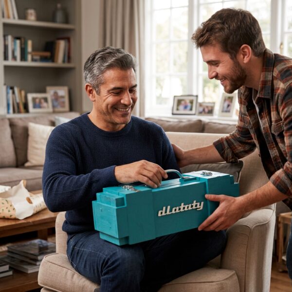 DlaTaty skrzynka na alkohol imitacja makity Kreatywny prezent dla taty