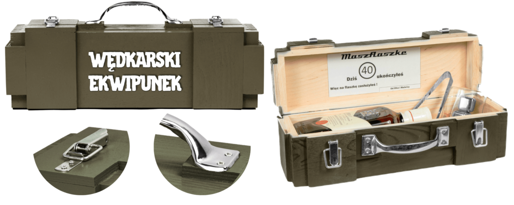 prezent dla kolegi skrzynka na butelkę