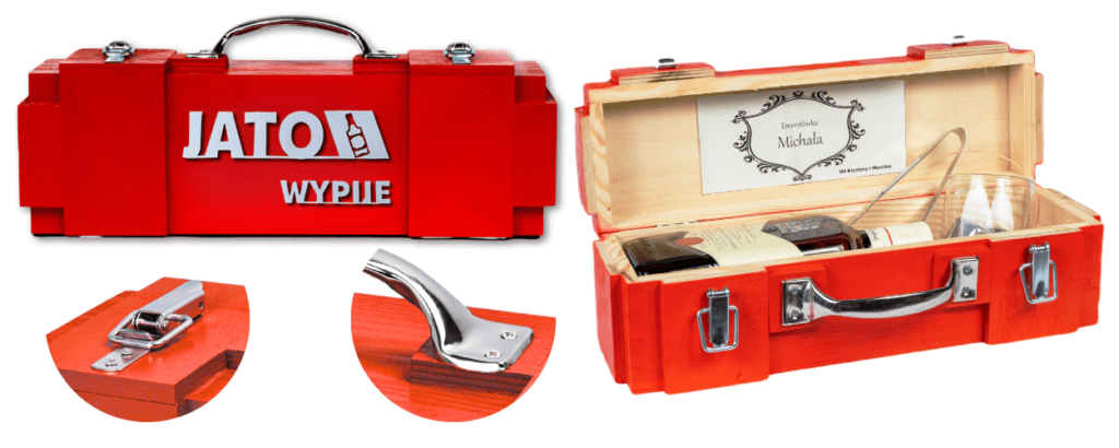 Skrzynka na alkohol prezent dla majsterkowicza