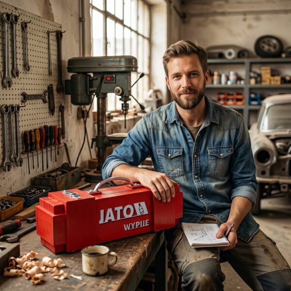 Skrzynka na alkohol prezent dla budowlańca JATO wypiję