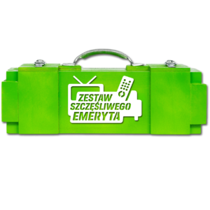 Skrzynka na alkohol Zestaw Szczęśliwego Emeryta – prezent dla kolegi na emeryturę