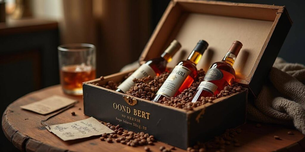 Prenumerata Mystery Boxa z kawą, whisky lub cygarami jako oryginalny prezent na każdą okazję.