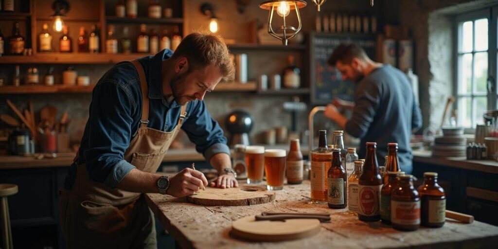 Warsztaty rzemieślnicze – piwo kraftowe, stolarka i kurs barmański jako idealny prezent dla mężczyzny.