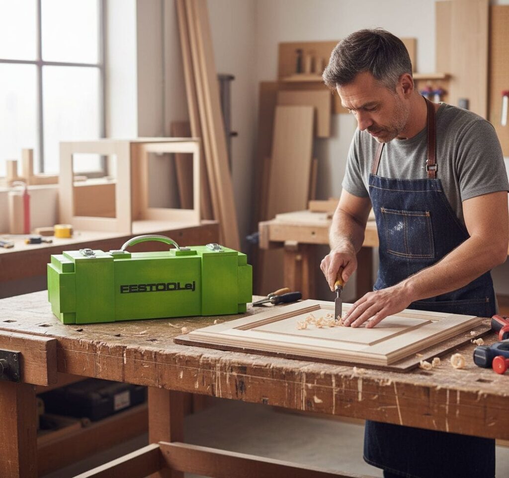 Prezent dla stolarza – skrzynka na trunki z dedykacją