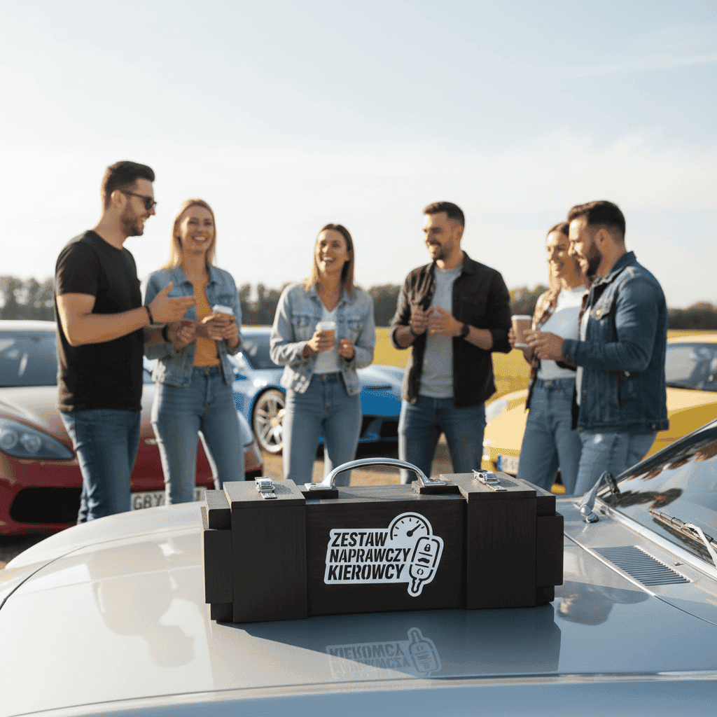 Zestaw alkoholowy – prezent dla kierowcy od przyjaciół lub współpracowników