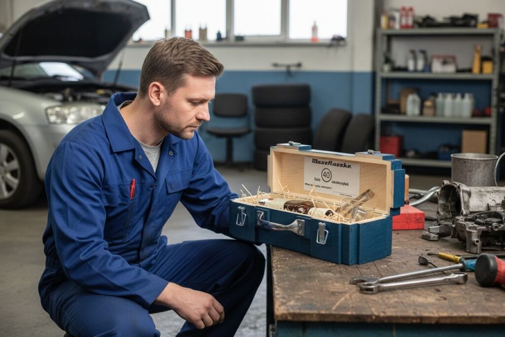 Skrzynka na alkohol dla budowlańca – personalizowany prezent z grawerem