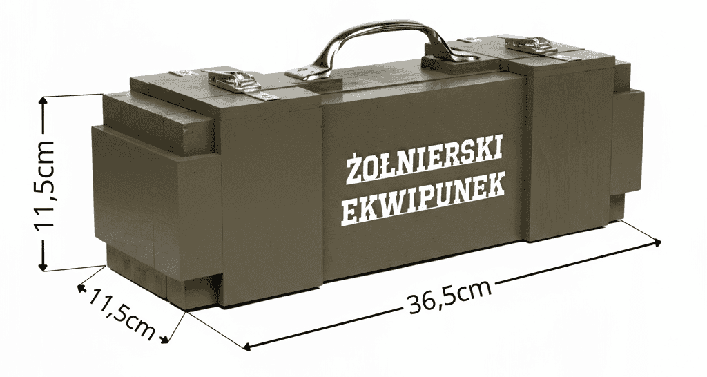 Personalizowana skrzynka na alkohol – wyjątkowy podarunek dla żołnierza