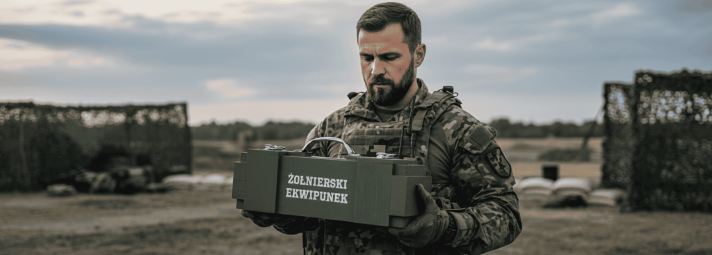 Drewniana skrzynka z grawerem – prezent dla żołnierza na urodziny