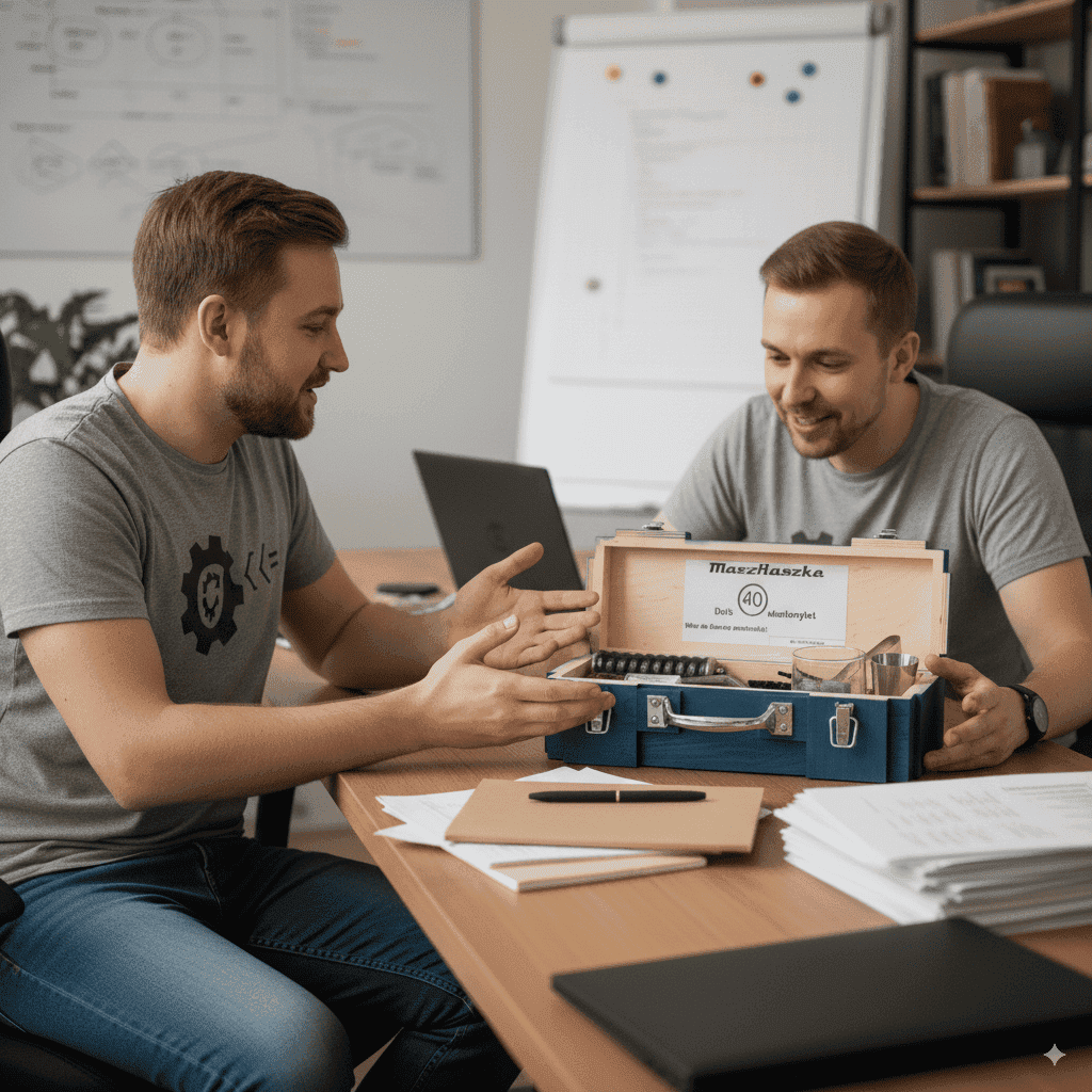 Skrzynka na alkohol dla informatyka – personalizowany prezent z grawerem