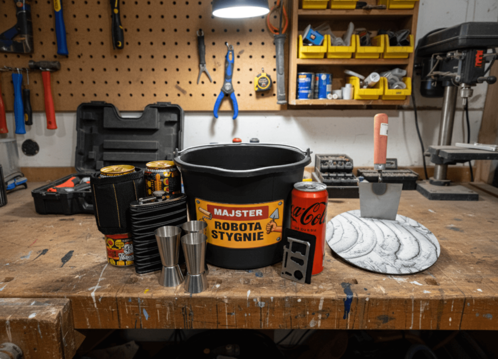 Prezent dla faceta budowlańca - Wiadro Majstra VIP