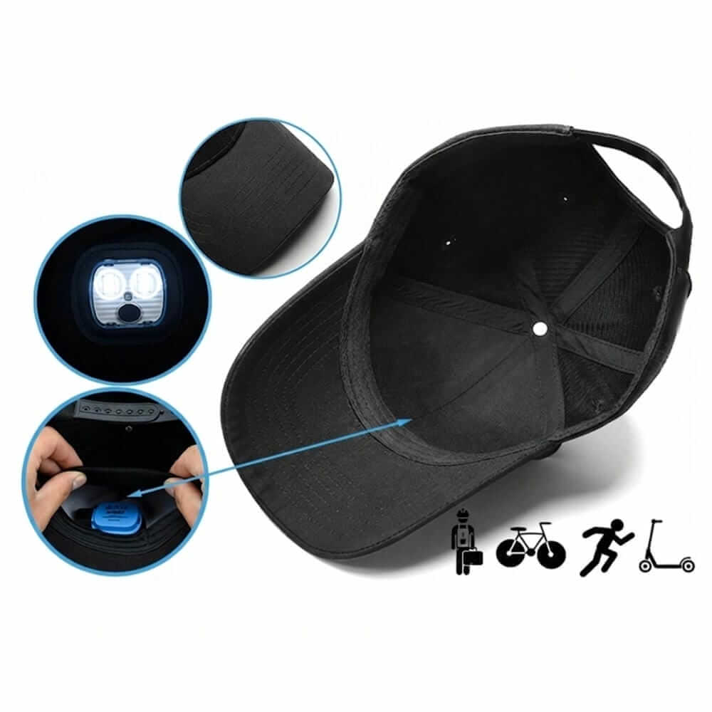 czapka letnia led dla biegacza prezent