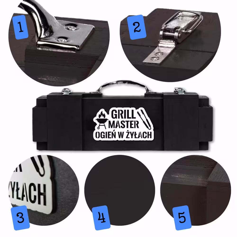 Oryginalny prezent na grilla – Skrzynka na alkohol GRILL MASTER 10 Oryginalny prezent na grilla – Skrzynka na alkohol GRILL MASTER 9