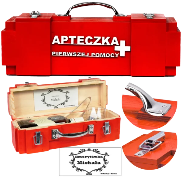 Prezent dla lekarza mężczyzny – 5 oryginalnych pomysłów dla faceta w kitlu 2 Skrzynka Apteczka Can-Bar – prezent dla lekarza mężczyzny