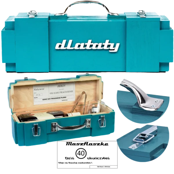 DlaTaty skrzynka na alkohol imitacja makity Kreatywny prezent dla taty