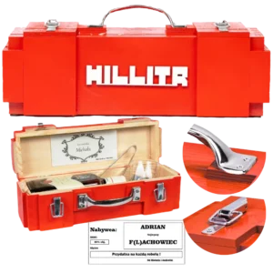 HILLITR skrzynka prezentowa na alkohol prezent dla budowlańca HILTI Can-Bar