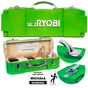 SiezRYOBI Skrzynka prezentowa na alkohol imitacja Ryobi Can-Bar