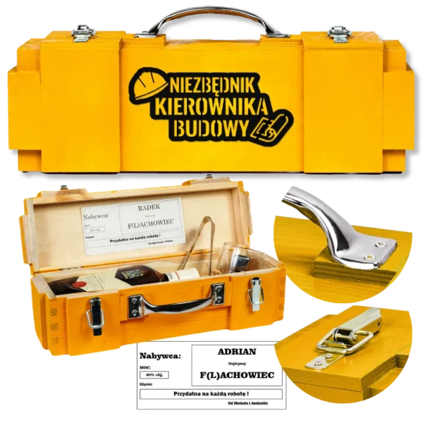 Prezent dla inżyniera budowlanego – 6 pomysłów na wyjątkowy prezent 7 Niezbędnik Kierownika Budowy Can-Bar – prezent dla inżyniera