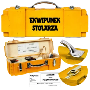 Skrzynka na alkohol Stolarski Ekwipunek prezent dla stolarza Can-Bar