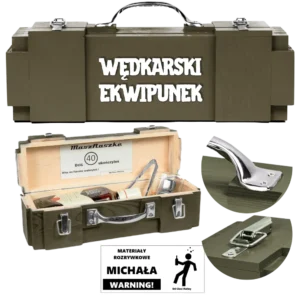 Skrzynka na alkohol Wędkarski Ekwipunek prezent dla wędkarza i rybaka Can-Bar